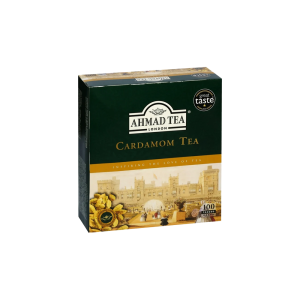 Ahmed Tea Cardamom  (100 Tea Bags)