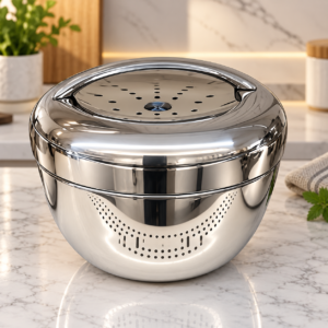 Stainless Steel Rice Washing Basket